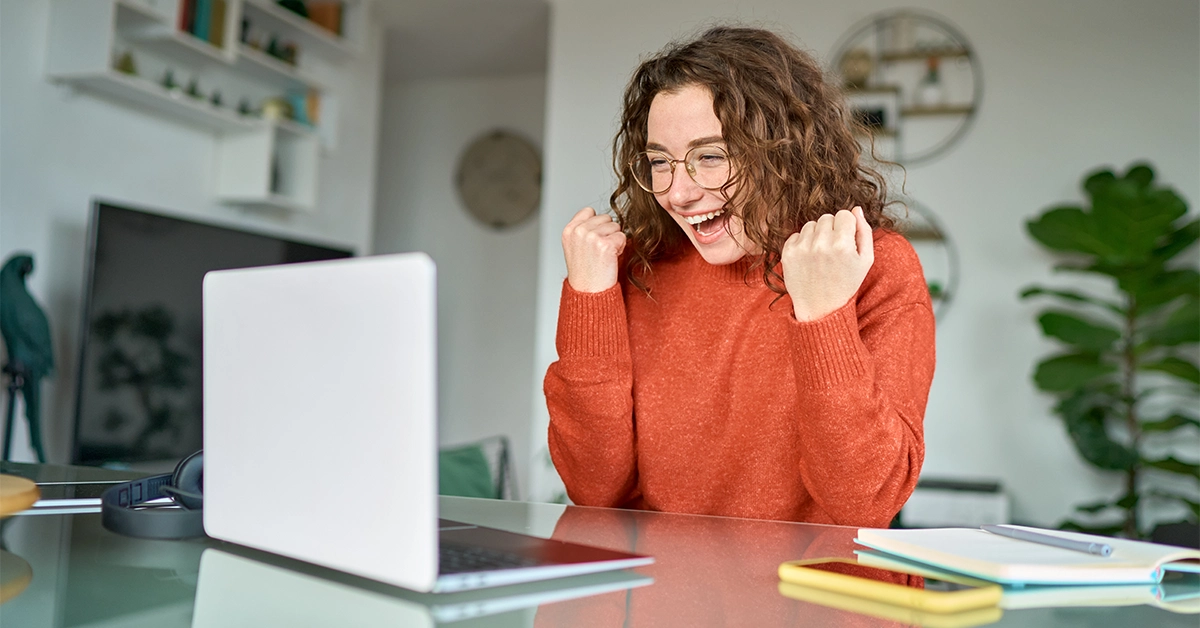 A young girl completing her assignment