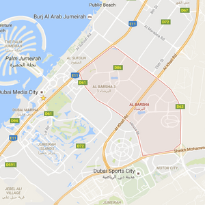 al barsha map