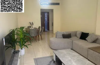 Apartment - 1 Bedroom - 2 Bathrooms for rent in Orient Tower 2 - Orient Towers - Al Bustan - Ajman