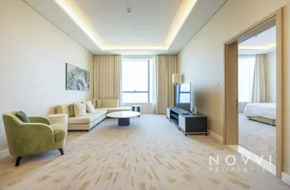 Apartment - 1 Bedroom - 2 Bathrooms for rent in The Palm Tower - Palm Jumeirah - Dubai