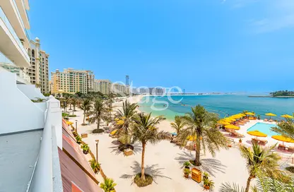 شقة - غرفة نوم - 2 حمامات للايجار في أزور ريزيدنس - نخلة جميرا - دبي