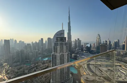 Apartment - 3 Bedrooms - 3 Bathrooms for rent in Boulevard Point - Downtown Dubai - Dubai