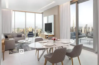 Hotel  and  Hotel Apartment - 2 Bedrooms - 3 Bathrooms for rent in SLS Dubai Hotel  and  Residences - Business Bay - Dubai