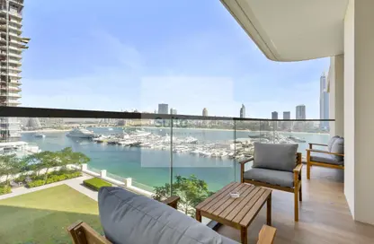 Apartment - 2 Bedrooms - 2 Bathrooms for rent in Marina Vista - EMAAR Beachfront - Dubai Harbour - Dubai