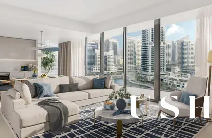 Apartment - 3 Bedrooms - 3 Bathrooms for sale in Marina Shores - Dubai Marina - Dubai