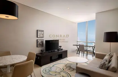 Hotel  and  Hotel Apartment - 1 Bedroom - 1 Bathroom for rent in Conrad Abu Dhabi Etihad Towers - Etihad Towers - Corniche Road - Abu Dhabi