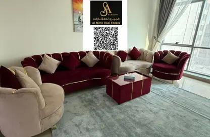 شقة - غرفة نوم - 2 حمامات للايجار في مساكن كورنيش عجمان - طريق كورنيش عجمان - عجمان
