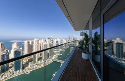 Apartment - 3 Bedrooms - 4 Bathrooms for rent in Vida Residences Dubai Marina - Dubai Marina - Dubai