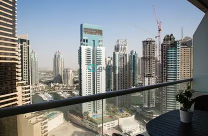 Apartment - Studio - 1 Bathroom for rent in Botanica Tower - Dubai Marina - Dubai