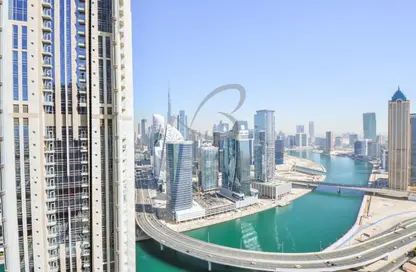شقة - 2 غرف نوم - 3 حمامات للايجار في برج نورا - مدينة الحبتور - الخليج التجاري - دبي