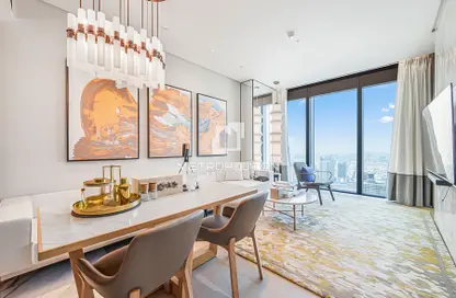 Apartment - 1 Bedroom - 2 Bathrooms for rent in One Za'abeel Tower - Zabeel 1 - Zabeel - Dubai