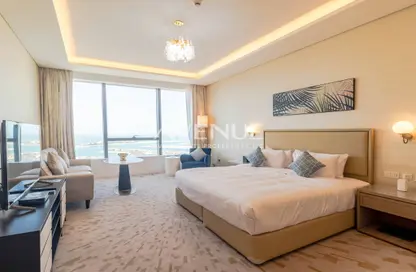 Apartment - Studio - 1 Bathroom for rent in The Palm Tower - Palm Jumeirah - Dubai