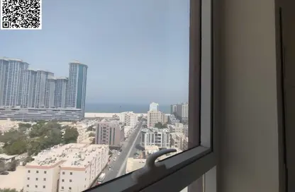 Apartment - 2 Bedrooms - 3 Bathrooms for rent in Ajman Corniche Residences - Ajman Corniche Road - Ajman