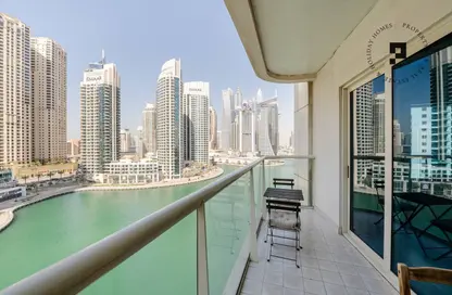 Apartment - 1 Bedroom - 1 Bathroom for rent in Marina View Tower B - Marina View - Dubai Marina - Dubai
