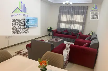 Apartment - 1 Bedroom - 2 Bathrooms for rent in Al Nafoora 1 building - Al Rawda 2 - Al Rawda - Ajman