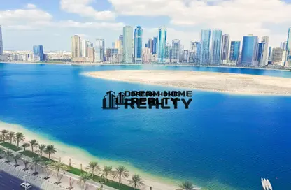Apartment - 2 Bedrooms - 2 Bathrooms for rent in Palm Tower - Al Khan Lagoon - Al Khan - Sharjah