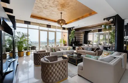 Penthouse - 4 Bedrooms - 5 Bathrooms for rent in Aquamarine - Tiara Residences - Palm Jumeirah - Dubai