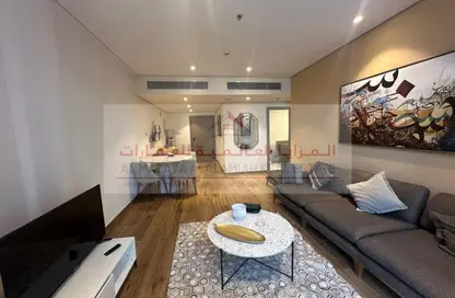 Apartment - 1 Bedroom - 2 Bathrooms for rent in Al Taawoon Tower 1 - Al Taawoon Towers - Al Khan - Sharjah