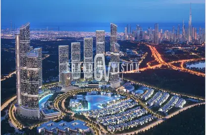 Apartment - 1 Bedroom for sale in 350 Riverside Crescent - Sobha Hartland II - Bukadra - Dubai