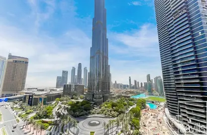 Apartment - 1 Bedroom - 2 Bathrooms for rent in Burj Vista 1 - Burj Vista - Downtown Dubai - Dubai