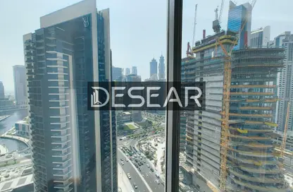 Office Space - Studio - 2 Bathrooms for rent in The Binary Tower - Business Bay - Dubai