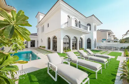 Villa - 6 Bedrooms - 7 Bathrooms for rent in Garden Homes Frond E - Garden Homes - Palm Jumeirah - Dubai