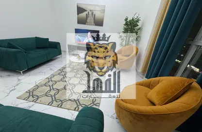 شقة - غرفة نوم - 2 حمامات للايجار في برج الواحة - الراشدية 1 - الراشدية - عجمان