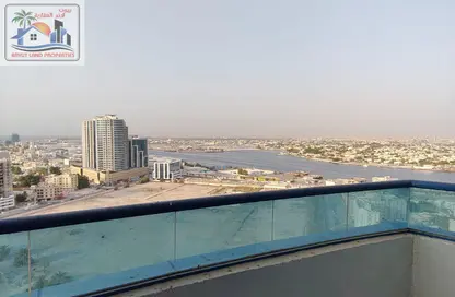 Apartment - 3 Bedrooms - 3 Bathrooms for rent in Corniche Tower - Ajman Corniche Road - Ajman