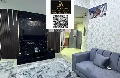 شقة - غرفة نوم - 1 حمام للايجار في أورينت تاور 1 - أورينت تاور - البستان - عجمان