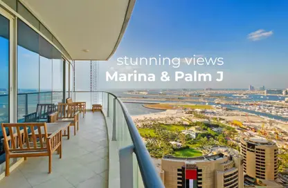 Apartment - 2 Bedrooms - 2 Bathrooms for rent in Trident Grand Residence - Dubai Marina - Dubai