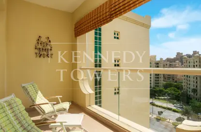 Apartment - 2 Bedrooms - 2 Bathrooms for rent in Al Msalli - Shoreline Apartments - Palm Jumeirah - Dubai