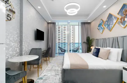 Apartment - Studio - 1 Bathroom for rent in Waves Tower - Business Bay - Dubai