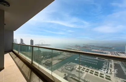 Apartment - 3 Bedrooms - 4 Bathrooms for rent in Emirates Crown - Dubai Marina - Dubai