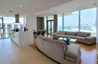 Apartment - 3 Bedrooms - 3 Bathrooms for rent in Apartment Building 9 - Bluewaters Residences - Bluewaters - Dubai