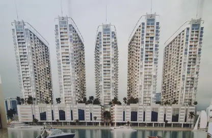 Apartment - 1 Bedroom - 2 Bathrooms for sale in Ajman Creek Towers - Al Rashidiya 1 - Al Rashidiya - Ajman