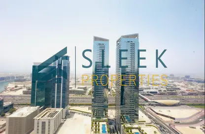 مكتب - استوديو - 2 حمامات للايجار في القمة - الخليج التجاري - دبي