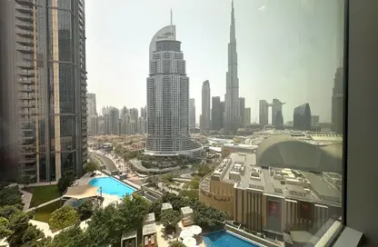 شقة - غرفة نوم - 2 حمامات للايجار في العنوان رزيدنس فاونتن فيوز  2 - العنوان رزيدنس فاونتن فيوز - دبي وسط المدينة - دبي