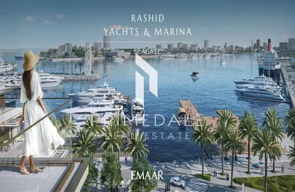 Apartment - 2 Bedrooms - 2 Bathrooms for sale in Seagate Building 1 - Seagate - Mina Rashid - Dubai