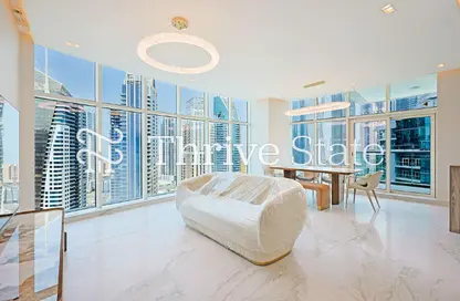 Apartment - 3 Bedrooms - 5 Bathrooms for rent in Marinascape Oceanic - Trident Marinascape - Dubai Marina - Dubai