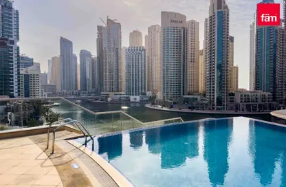 Apartment - 1 Bedroom - 2 Bathrooms for rent in Trident Bayside - Dubai Marina - Dubai